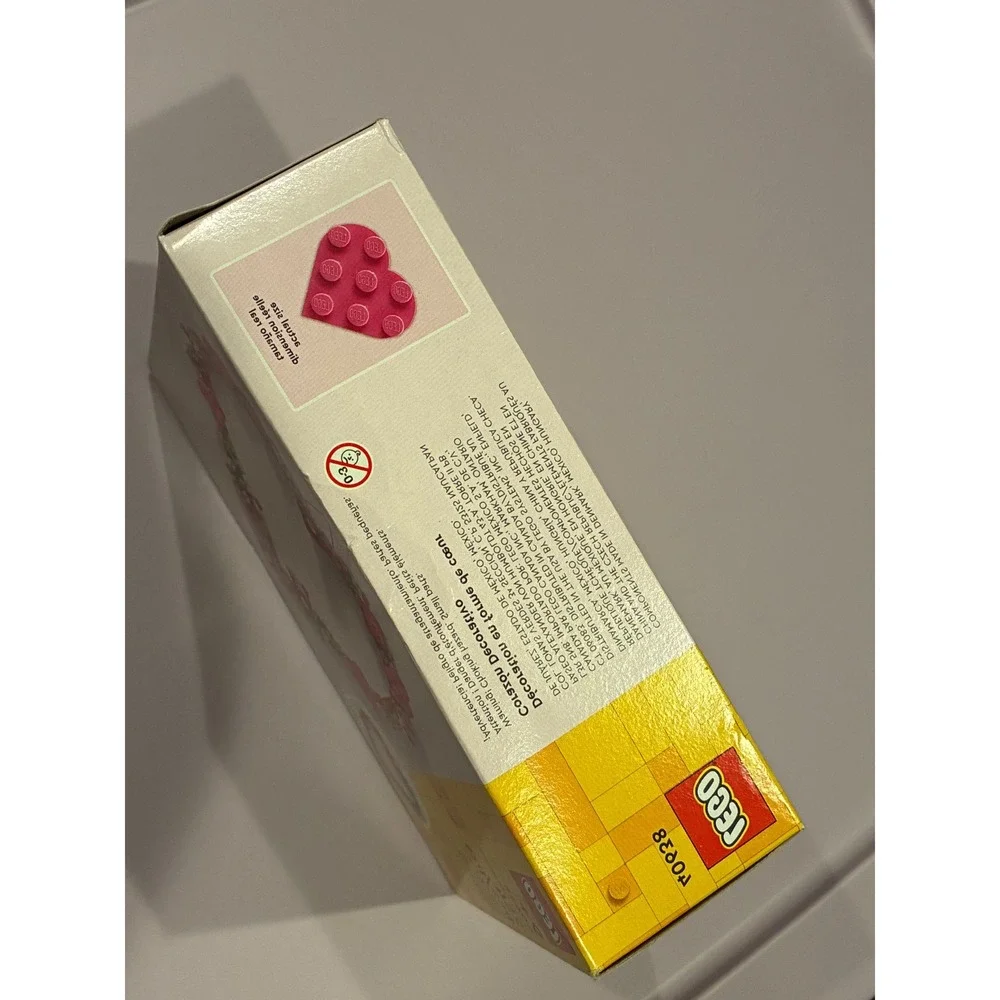 LEGO Heart Ornament 40638 Building Set Customizable Floral Decor 254 Pieces NEW
